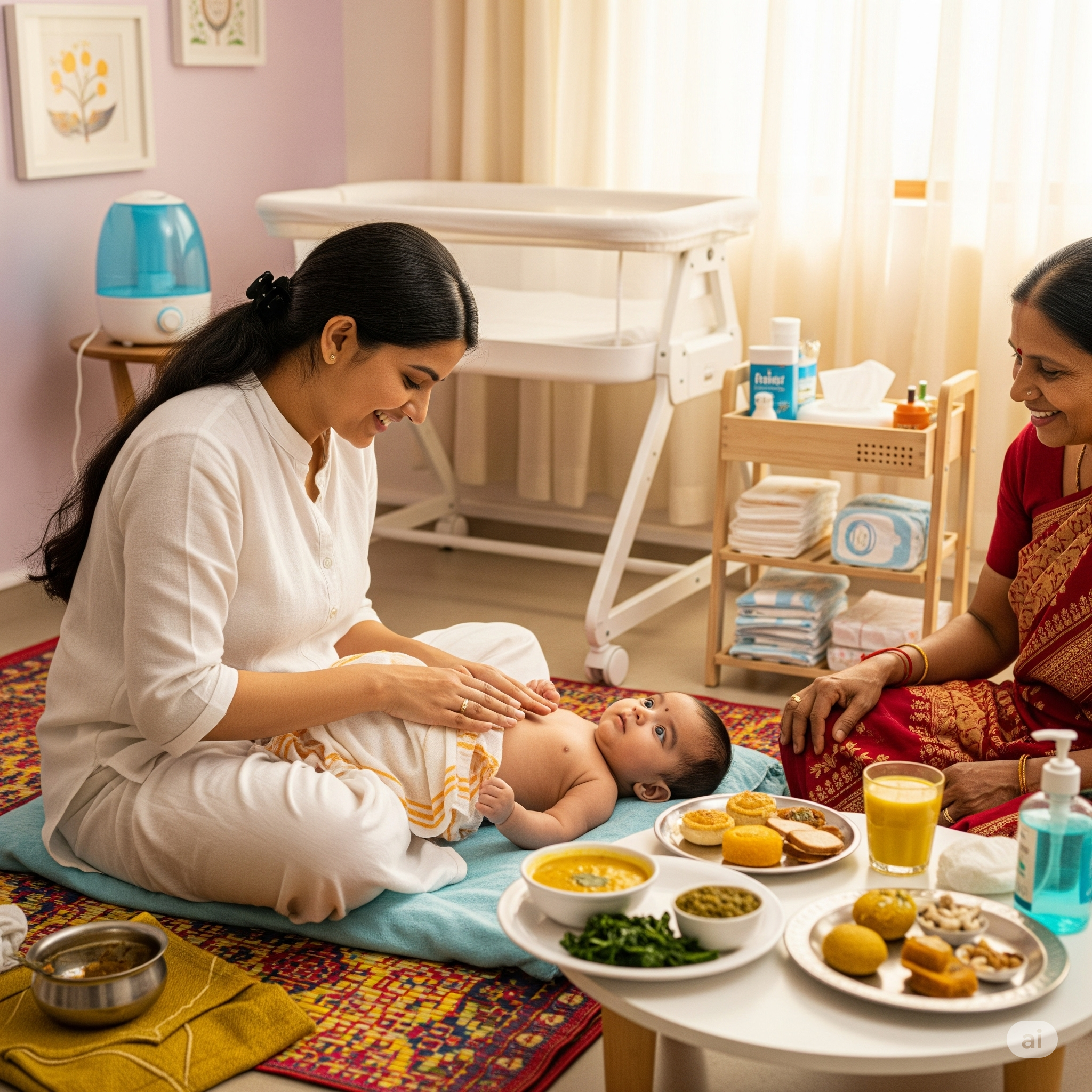 Traditional Postnatal JAPA Maid Services in Bangalore